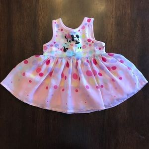 Adorable Mickey & Minnie Dress with Diaper cover